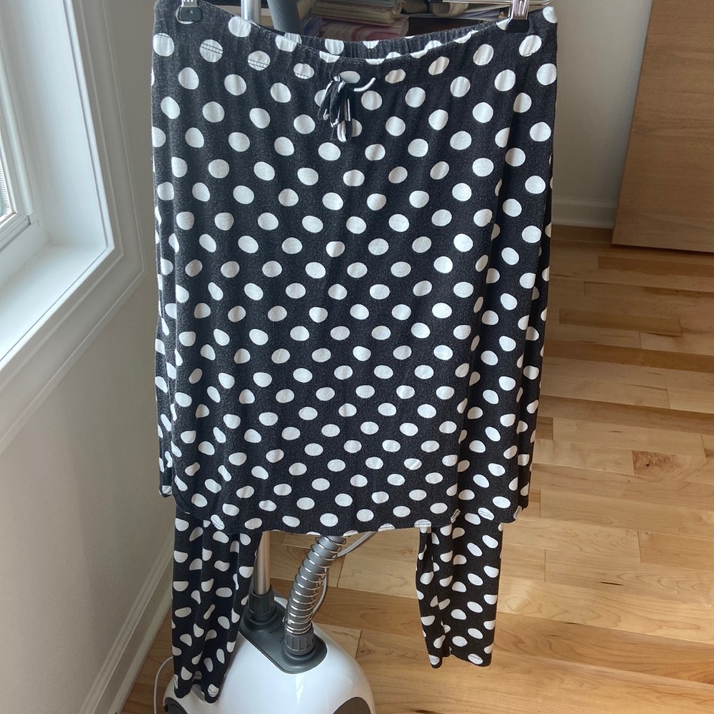 Polka Dot Pencil Athletic Skirt